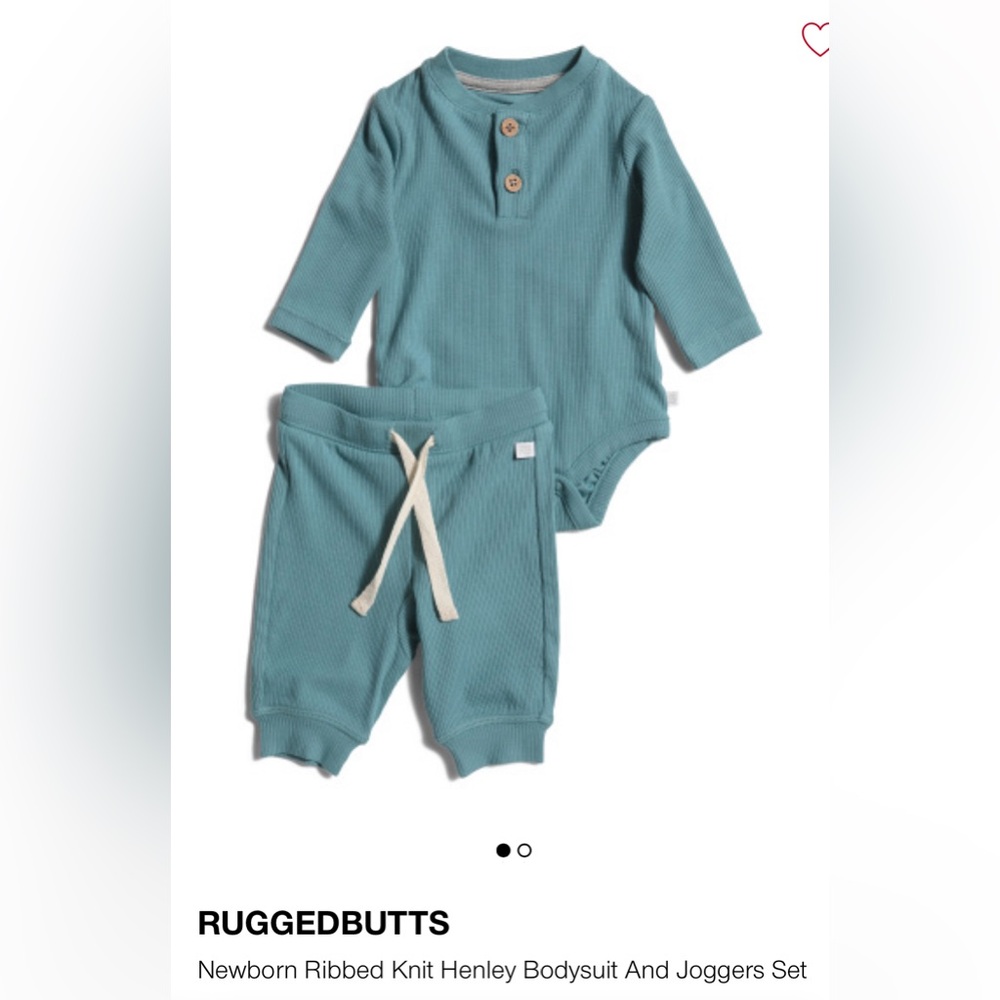 RuggedButts 2 piece Ribbed Set